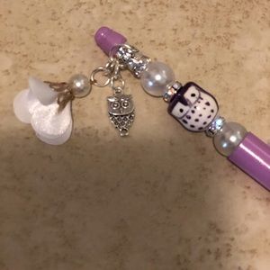 Handmade beaded ink pen